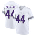 Johmsee MN.Vikings #44 Josh Metellus Player White Alternate Home Game Stitched Jerseys