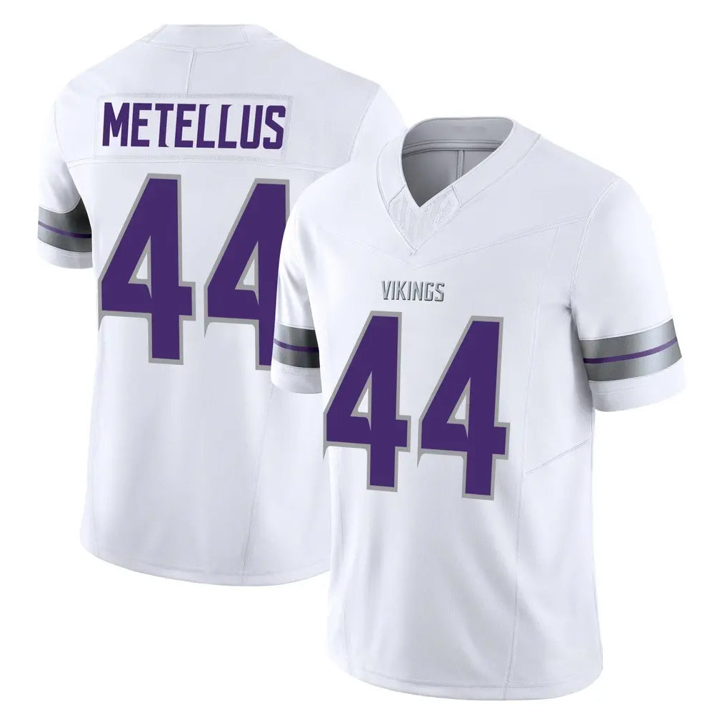 Johmsee MN.Vikings #44 Josh Metellus Player White Limited Alternate Vapor F.U.S.E. Home Game Stitched Jerseys