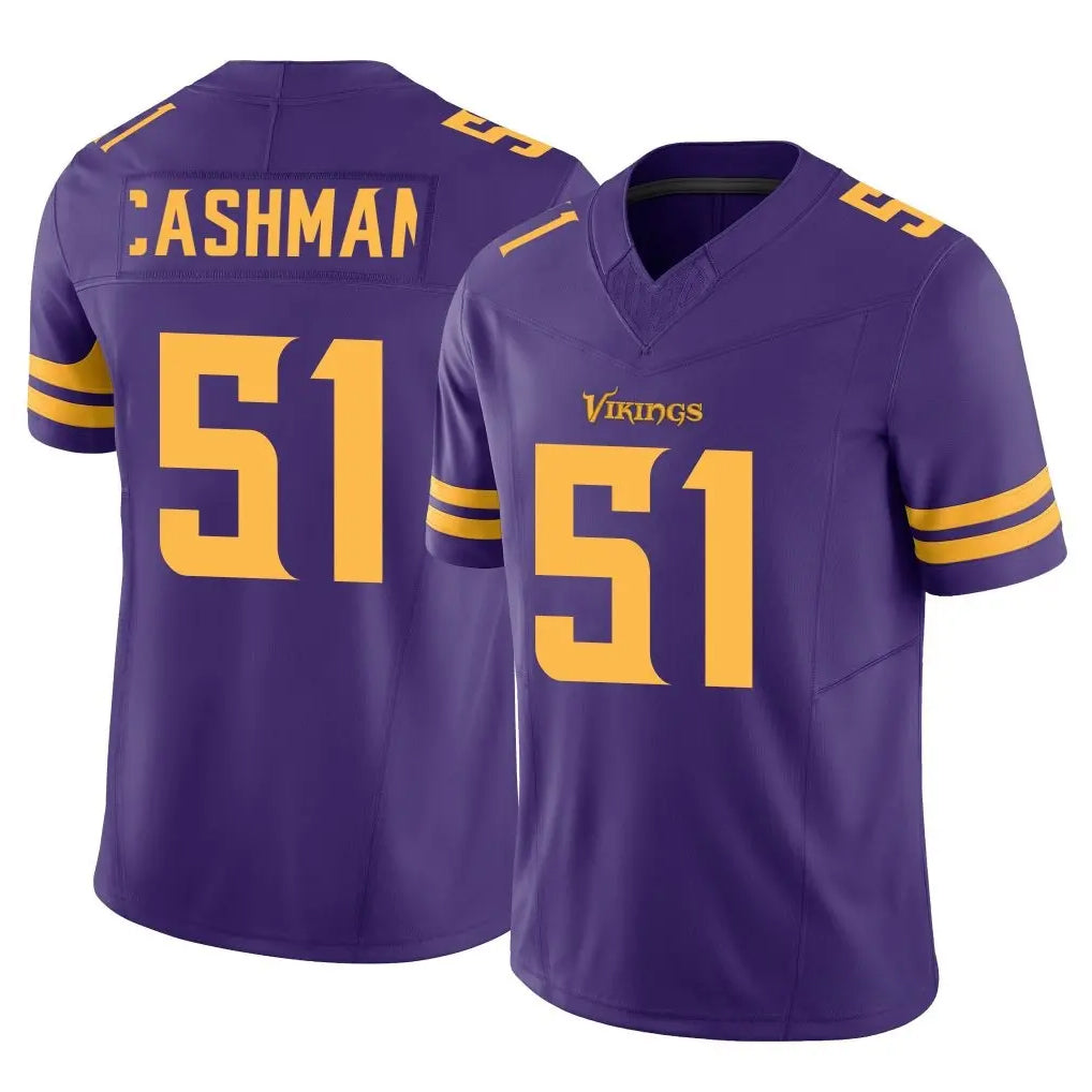 Johmsee MN.Vikings #51 Blake Cashman Player Purple Limited Alternate Vapor F.U.S.E. Home Game Stitched Jerseys
