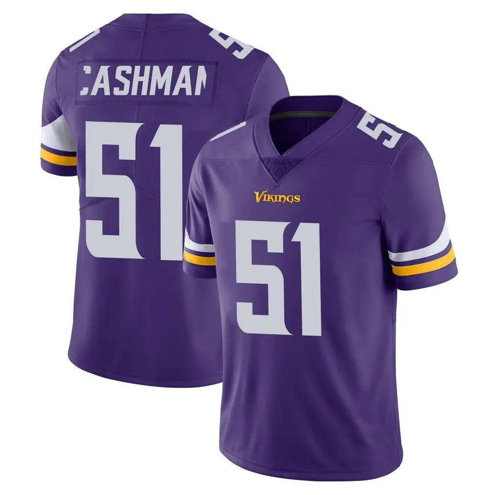 Johmsee MN.Vikings #51 Blake Cashman Player Purple Limited Vapor Untouchable Home Game Stitched Jerseys