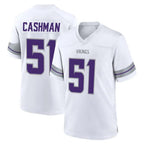 Johmsee MN.Vikings #51 Blake Cashman Player White Alternate Home Game Stitched Jerseys
