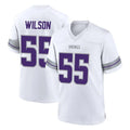 Johmsee MN.Vikings #55 Eric Wilson Player White Alternate Home Game Stitched Jerseys