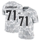 Johmsee MN.Vikings #71 Christian Darrisaw Player Arctic Camo Salute To Service Limited Game Stitched Jerseys