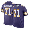 Johmsee MN.Vikings #71 Christian Darrisaw Player Purple Limited Classic Home Game Stitched Jerseys