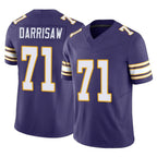 Johmsee MN.Vikings #71 Christian Darrisaw Player Purple Limited Classic Vapor F.U.S.E. Home Game Stitched Jerseys