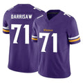 Johmsee MN.Vikings #71 Christian Darrisaw Player Purple Limited Vapor F.U.S.E. Home Game Stitched Jerseys