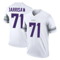 Johmsee MN.Vikings #71 Christian Darrisaw Player White Alternate Legend Home Game Stitched Jerseys