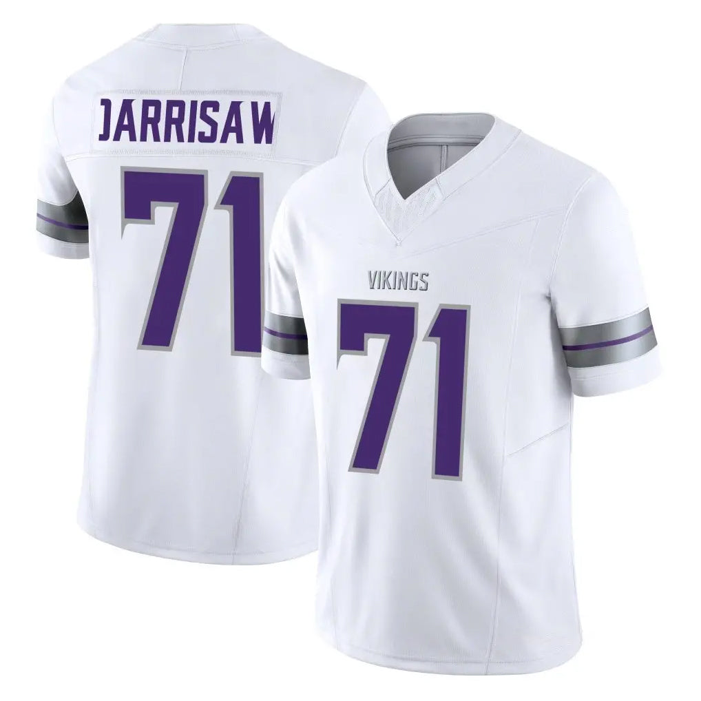 Johmsee MN.Vikings #71 Christian Darrisaw Player White Limited Alternate Vapor F.U.S.E. Home Game Stitched Jerseys