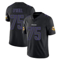 Johmsee MN.Vikings #75 Brian O'Neill Player Black Impact LImited Home Game Stitched Jerseys