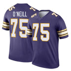 Johmsee MN.Vikings #75 Brian O'Neill Player Purple Limited Classic Home Game Stitched Jerseys