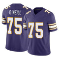 Johmsee MN.Vikings #75 Brian O'Neill Player Purple Limited Classic Vapor F.U.S.E. Home Game Stitched Jerseys