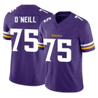 Johmsee MN.Vikings #75 Brian O'Neill Player Purple Limited Vapor F.U.S.E. Home Game Stitched Jerseys