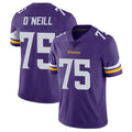 Johmsee MN.Vikings #75 Brian O'Neill Player Purple Limited Vapor Untouchable Home Game Stitched Jerseys