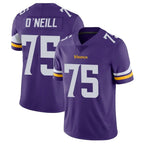 Johmsee MN.Vikings #75 Brian O'Neill Player Purple Limited Vapor Untouchable Home Game Stitched Jerseys
