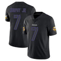 Johmsee MN.Vikings #7 Byron Murphy Jr. Player Black Impact LImited Home Game Stitched Jerseys