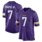Johmsee MN.Vikings #7 Byron Murphy Jr. Player Purple Home Game Stitched Jerseys