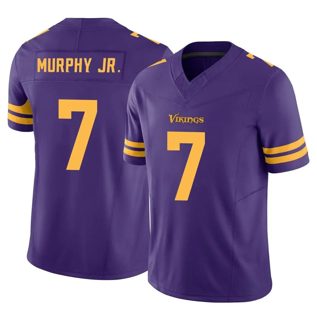 Johmsee MN.Vikings #7 Byron Murphy Jr. Player Purple Limited Alternate Vapor F.U.S.E. Home Game Stitched Jerseys