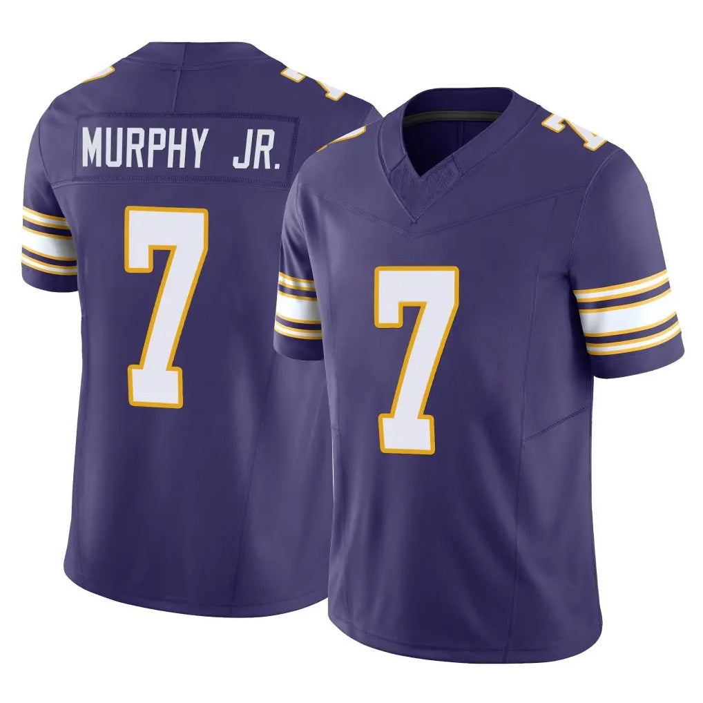 Johmsee MN.Vikings #7 Byron Murphy Jr. Player Purple Limited Classic Vapor F.U.S.E. Home Game Stitched Jerseys