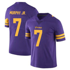 Johmsee MN.Vikings #7 Byron Murphy Jr. Player Purple Limited Color Rush Home Game Stitched Jerseys