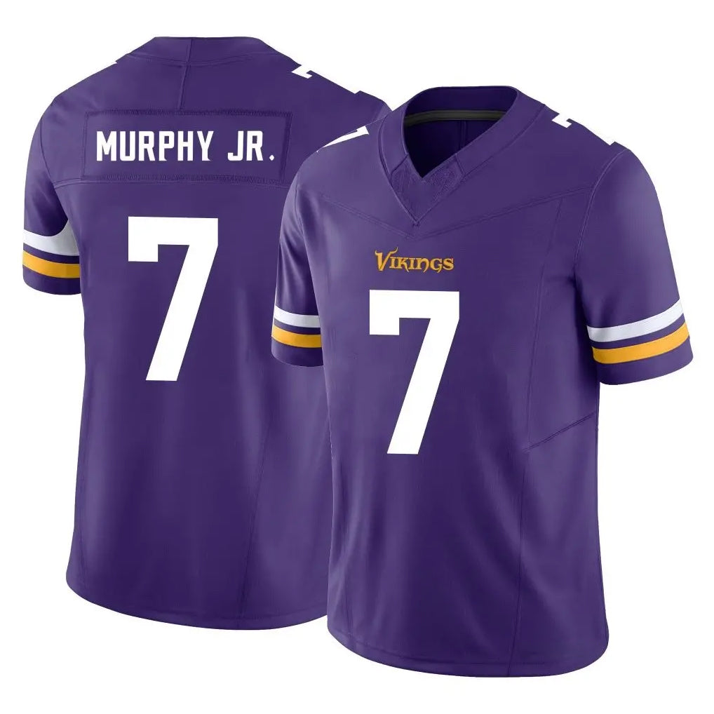 Johmsee MN.Vikings #7 Byron Murphy Jr. Player Purple Limited Vapor F.U.S.E. Home Game Stitched Jerseys