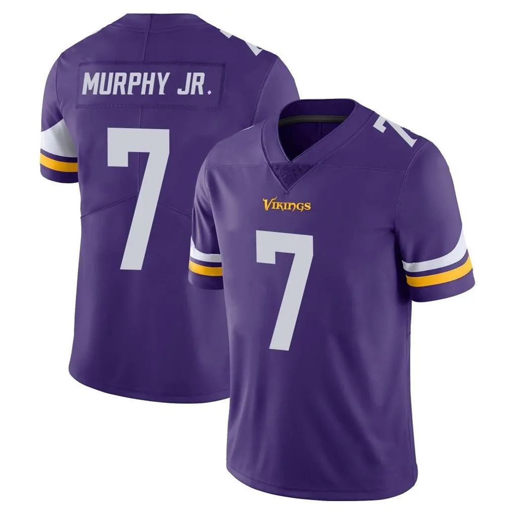 Johmsee MN.Vikings #7 Byron Murphy Jr. Player Purple Limited Vapor Untouchable Home Game Stitched Jerseys