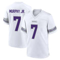 Johmsee MN.Vikings #7 Byron Murphy Jr. Player White Alternate Home Game Stitched Jerseys