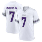 Johmsee MN.Vikings #7 Byron Murphy Jr. Player White Alternate Home Game Stitched Jerseys