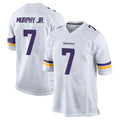 Johmsee MN.Vikings #7 Byron Murphy Jr. Player White Home Game Stitched Jerseys
