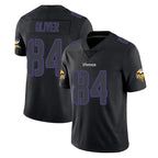 Johmsee MN.Vikings #84 Josh Oliver Player Black Impact LImited Home Game Stitched Jerseys