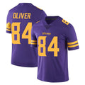 Johmsee MN.Vikings #84 Josh Oliver Player Purple Limited Color Rush Home Game Stitched Jerseys