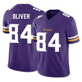 Johmsee MN.Vikings #84 Josh Oliver Player Purple Limited Vapor F.U.S.E. Home Game Stitched Jerseys