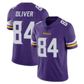 Johmsee MN.Vikings #84 Josh Oliver Player Purple Limited Vapor Untouchable Home Game Stitched Jerseys