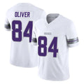 Johmsee MN.Vikings #84 Josh Oliver Player White Limited Alternate Vapor F.U.S.E. Home Game Stitched Jerseys