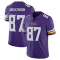 Johmsee MN.Vikings #87 T.J. Hockenson Player Purple Limited Vapor Untouchable Home Game Stitched Jerseys