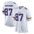 Johmsee MN.Vikings #87 T.J. Hockenson Player White Home Game Stitched Jerseys
