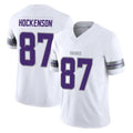 Johmsee MN.Vikings #87 T.J. Hockenson Player White Limited Alternate Vapor F.U.S.E. Home Game Stitched Jerseys