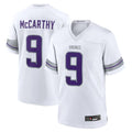 Johmsee MN.Vikings #9 J.J. McCarthy White Alternate Game Player American Stitched Jerseys