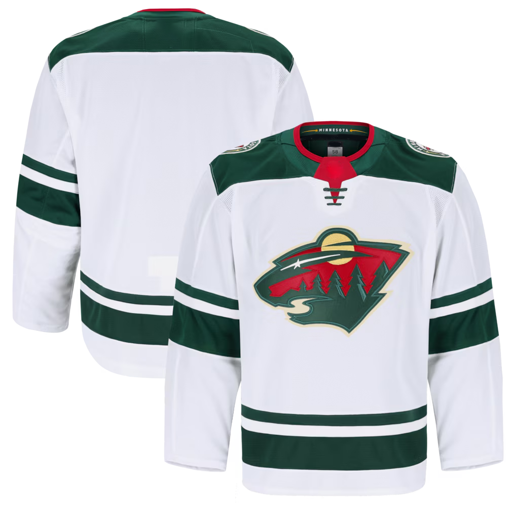 Johmsee M.Wild White Away Authentic Pro Jerseys