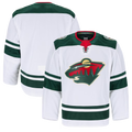 Johmsee M.Wild White Away Authentic Pro Jerseys