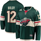 Johmsee M.Wild #12 Matthew Boldy Green Home Breakaway Player Jerseys
