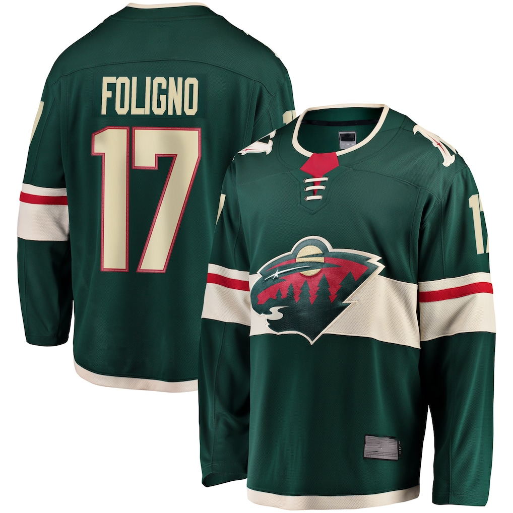 Johmsee M.Wild #17 Marcus Foligno Green Breakaway Jerseys