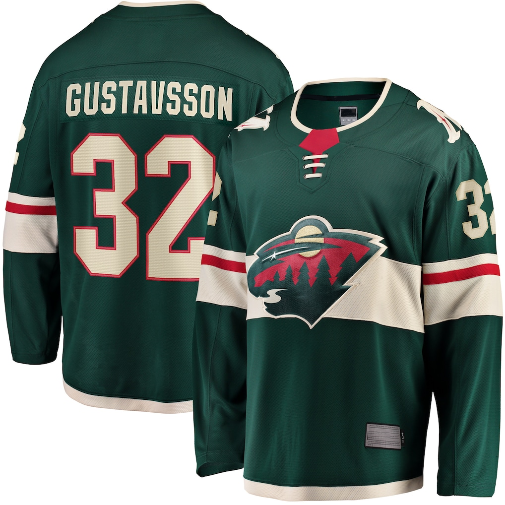 Johmsee M.Wild #32 Filip Gustavsson Green Home Breakaway Player Jerseys