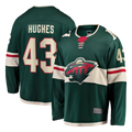 Johmsee M.Wild #43 Quinn Hughes Green Home Breakaway Jerseys