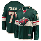 Johmsee M.Wild #71 Nick Foligno Green Home Breakaway Jerseys
