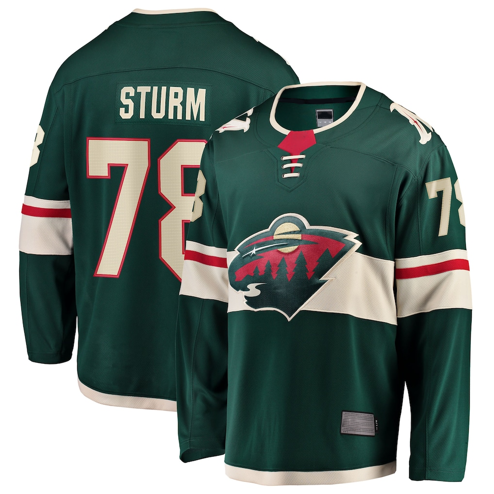 Johmsee M.Wild #78 Nico Sturm Green Home Breakaway Jerseys