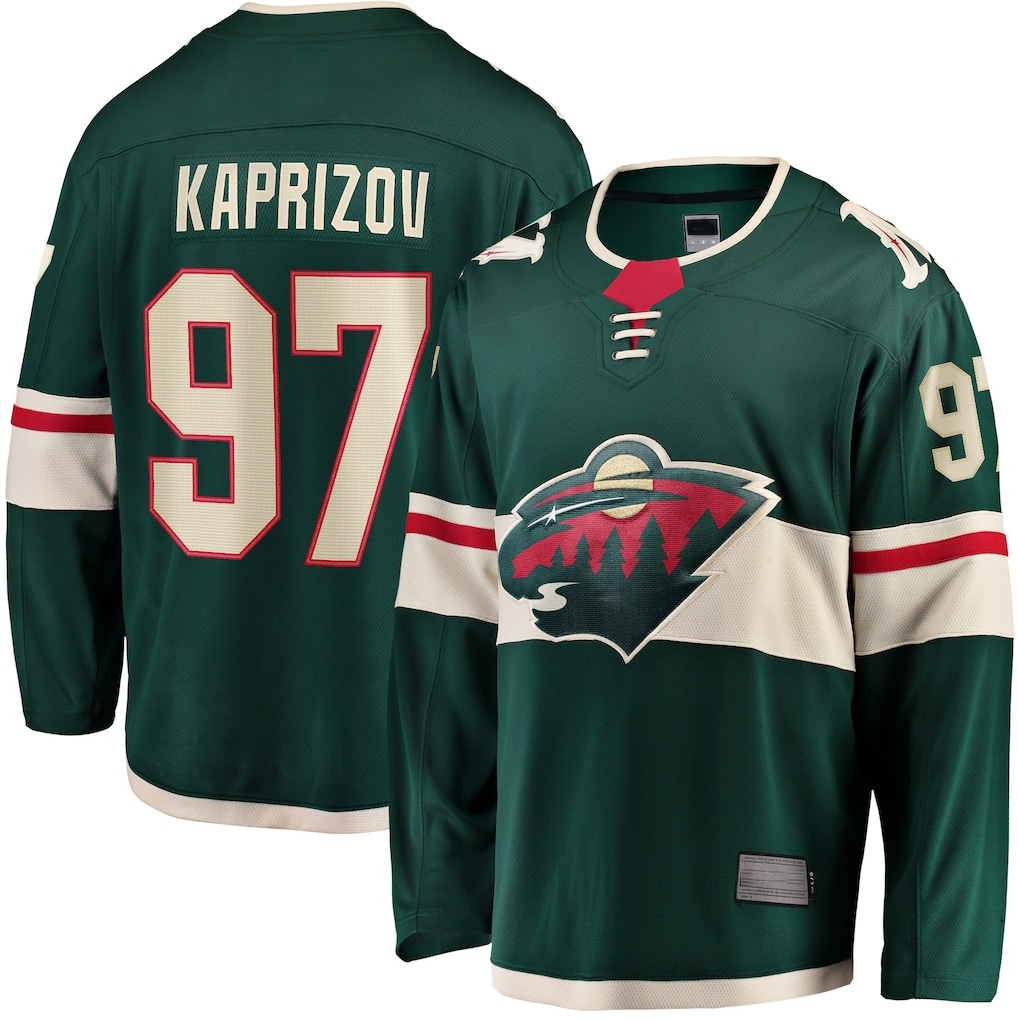 Johmsee M.Wild #97 Kirill Kaprizov Green Home Breakaway Replica Jerseys