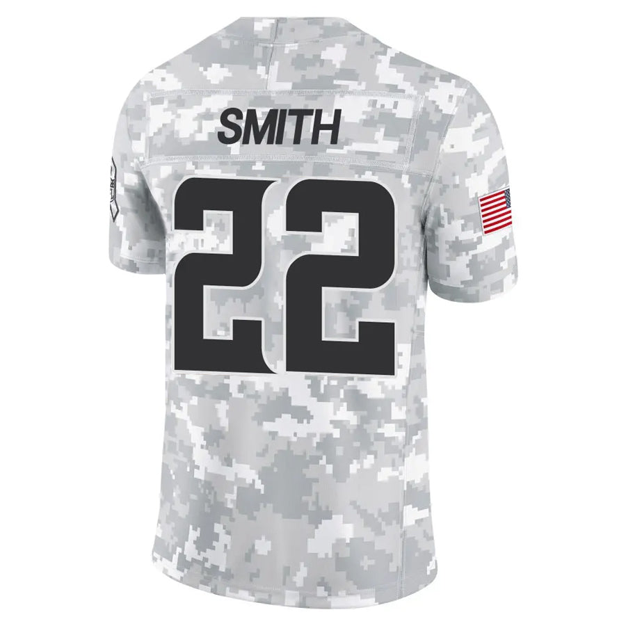 Johmsee MN.Vikings #22 Harrison Smith Player Arctic Camo Salute to Service Limited Stitched Jerseys