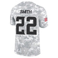 Johmsee MN.Vikings #22 Harrison Smith Player Arctic Camo Salute to Service Limited Stitched Jerseys