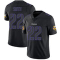 Johmsee MN.Vikings #22 Harrison Smith Player Limited Black Impact Game Stitched Jerseys