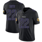 Johmsee MN.Vikings #22 Harrison Smith Player Limited Black Impact Game Stitched Jerseys